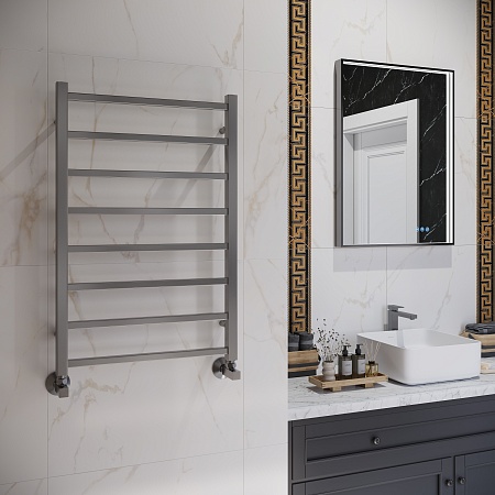 Ватикан П8 500х800 Полотенцесушитель TERMINUS Оружейная сталь Губкин - фото 3